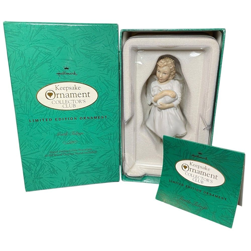 Vintage 1993 Hallmark Gentle Tidings Keepsake Collectible‎ Ornament No Stand